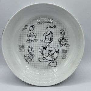 Disney Donald Duck sketchbook dinner Pasta bowl